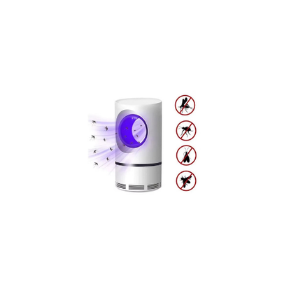 Piège anti-moustiques UV silencieux sans produits chimiques avec lumière LED pour intérieur