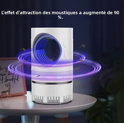 1 PC électrique mouche insectes moustique tueur lumière LED piège lampe de contrôle petite pravage avec alimentation USB et adaptateur