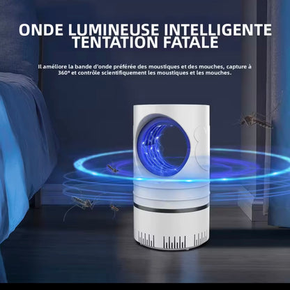 1 PC électrique mouche insectes moustique tueur lumière LED piège lampe de contrôle petite pravage avec alimentation USB et adaptateur